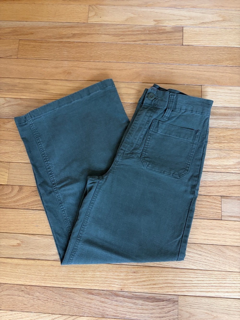 Jcrew Women's Dark Green Casual Capris